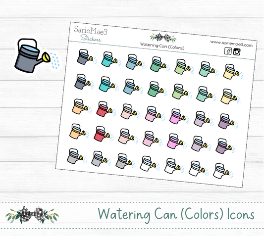 Watering Can (Colors) Icons