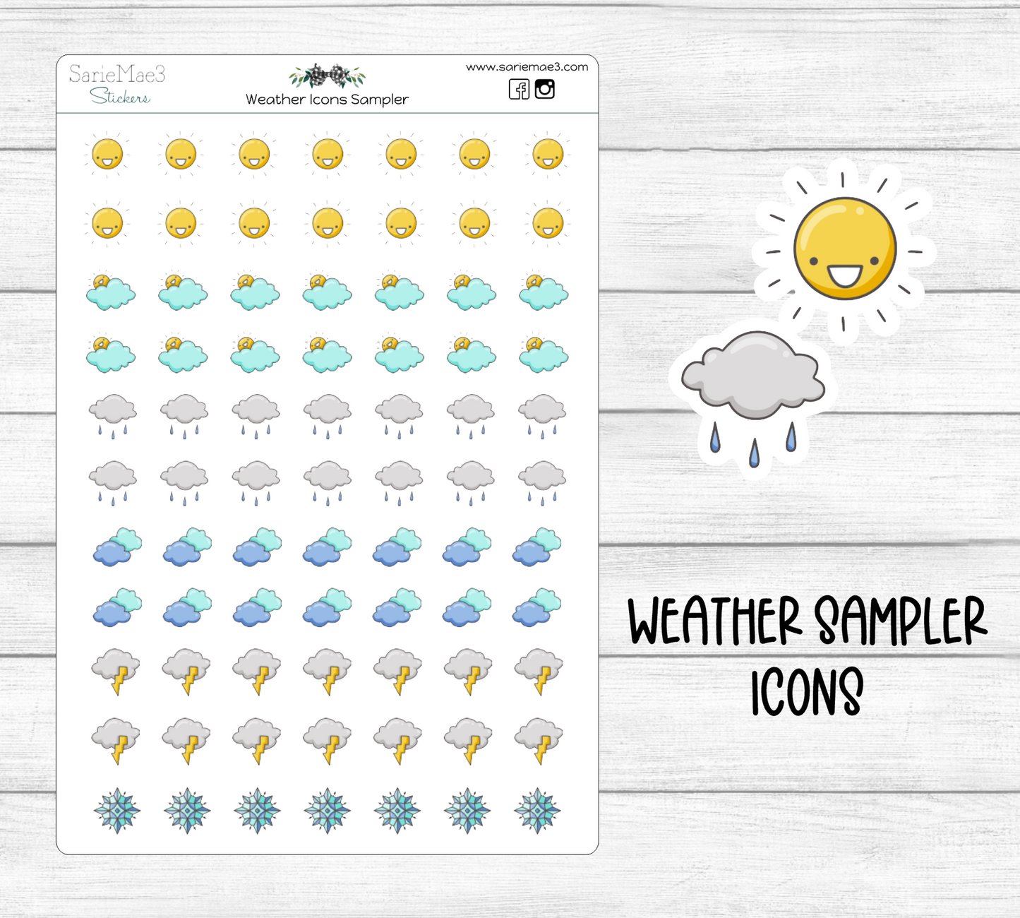 Weather Sampler Icons