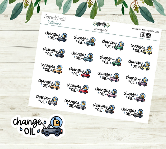Change Oil (Colors) Icons