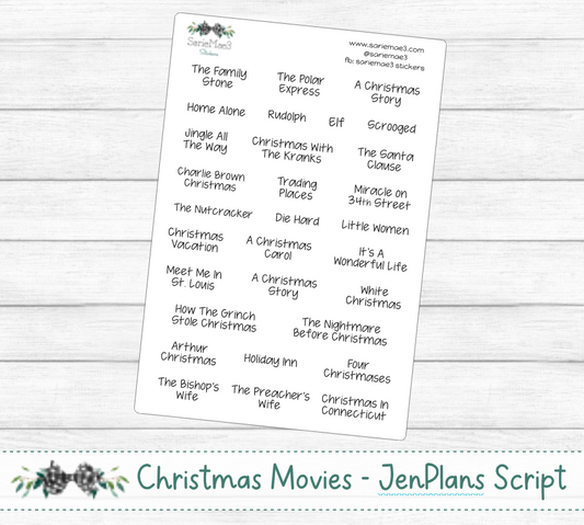 Christmas Movies (JenPlans)