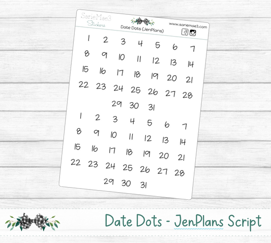 Date Dots (JenPlans)