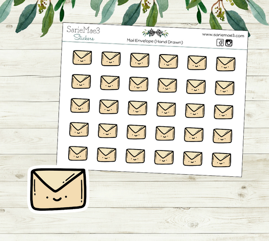 Mail Envelope Icons (Hand Drawn)