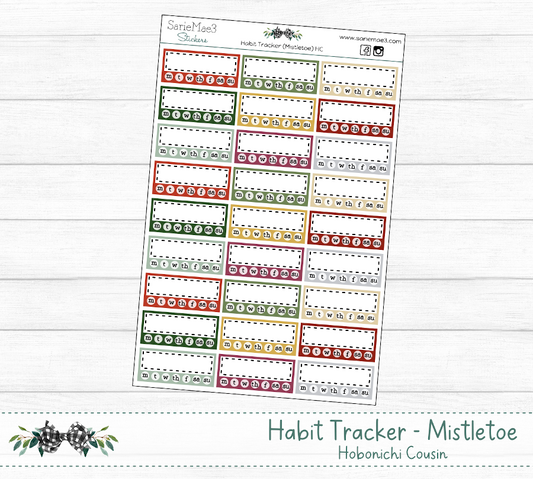 Habit Tracker (Mistletoe) Hobo Cousin