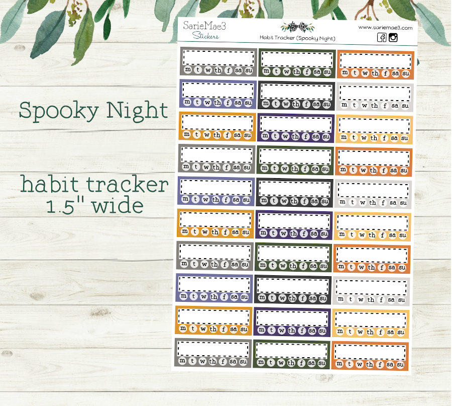 Habit Tracker (Spooky Night)
