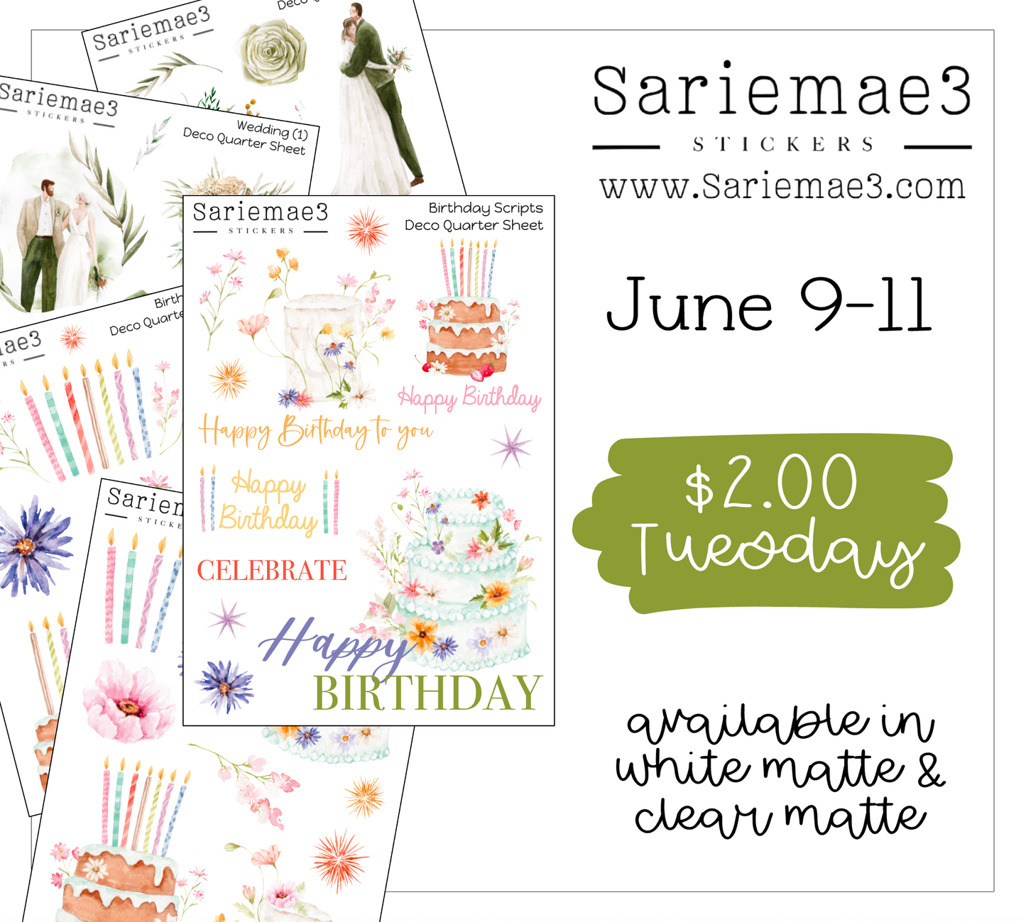 $2.00 Tuesday / June 9-11