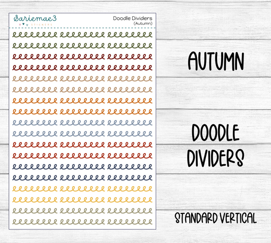 Doodle Dividers (Autumn)