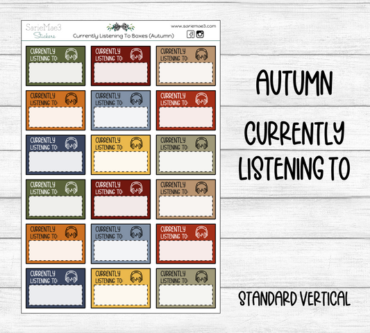 Currently Listening To Boxes (Autumn)