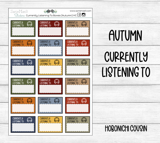 Currently Listening To Boxes (Autumn) Hobo Cousin