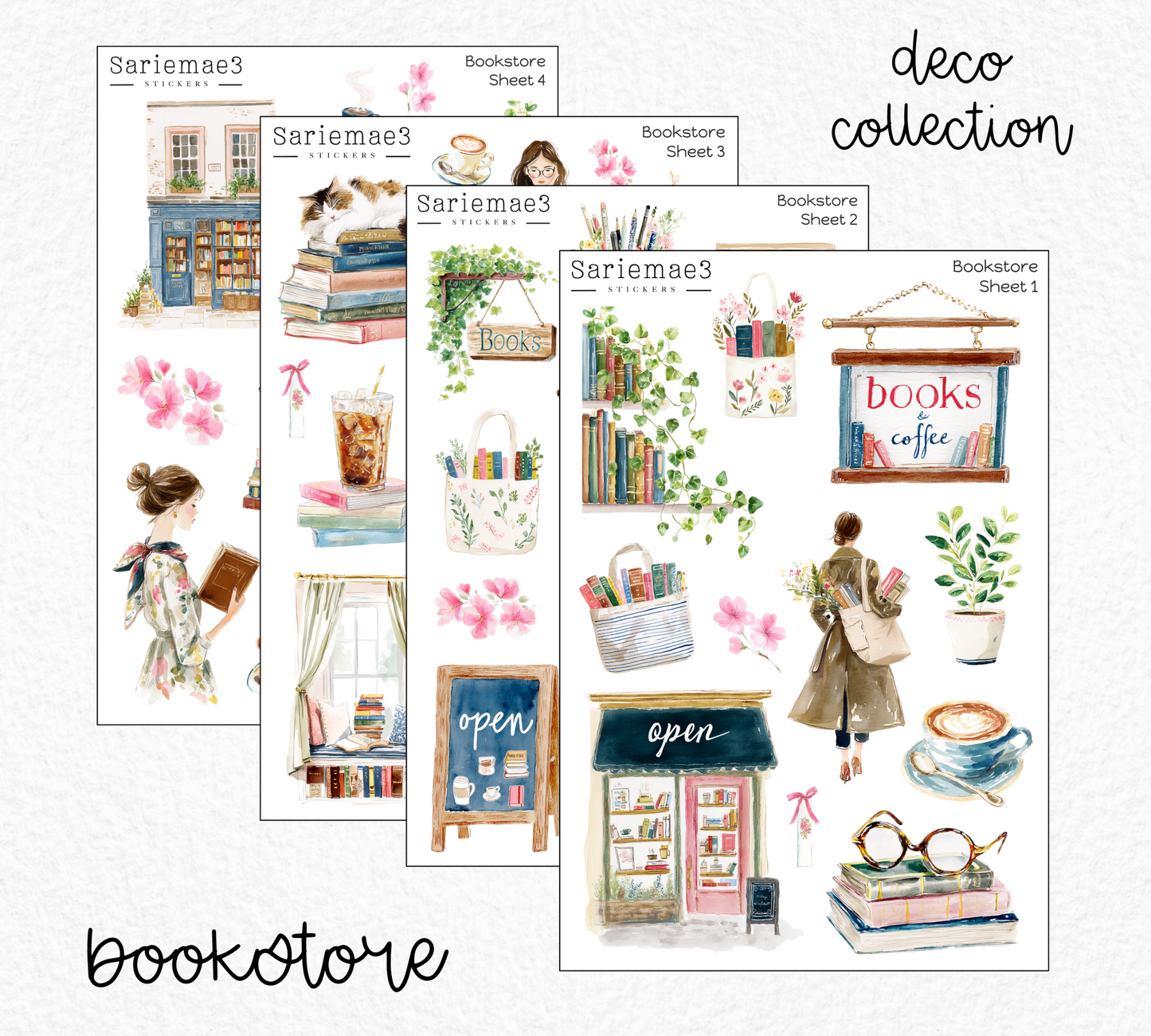 Bookstore Deco Collection