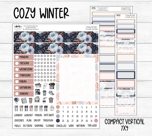 Compact Vertical Kit (7x9), Cozy Winter, CV-313