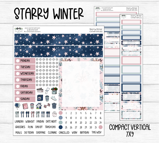 Compact Vertical Kit (7x9), Starry Winter, CV-315