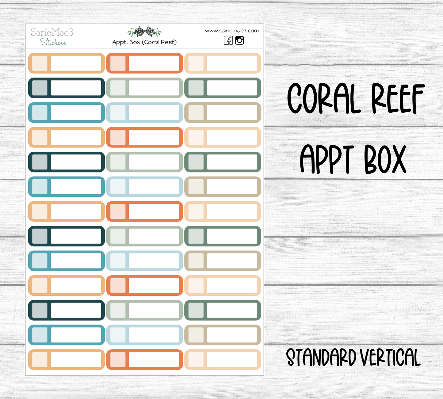 Appt Box (Coral Reef)