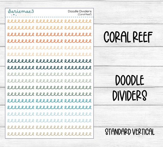 Doodle Dividers (Coral Reef)