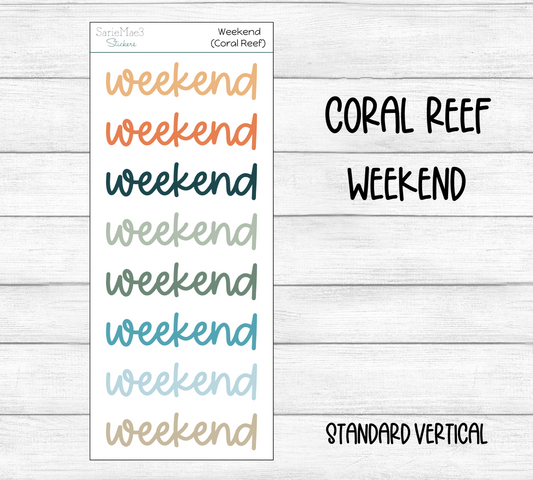 Weekend Script (Coral Reef)