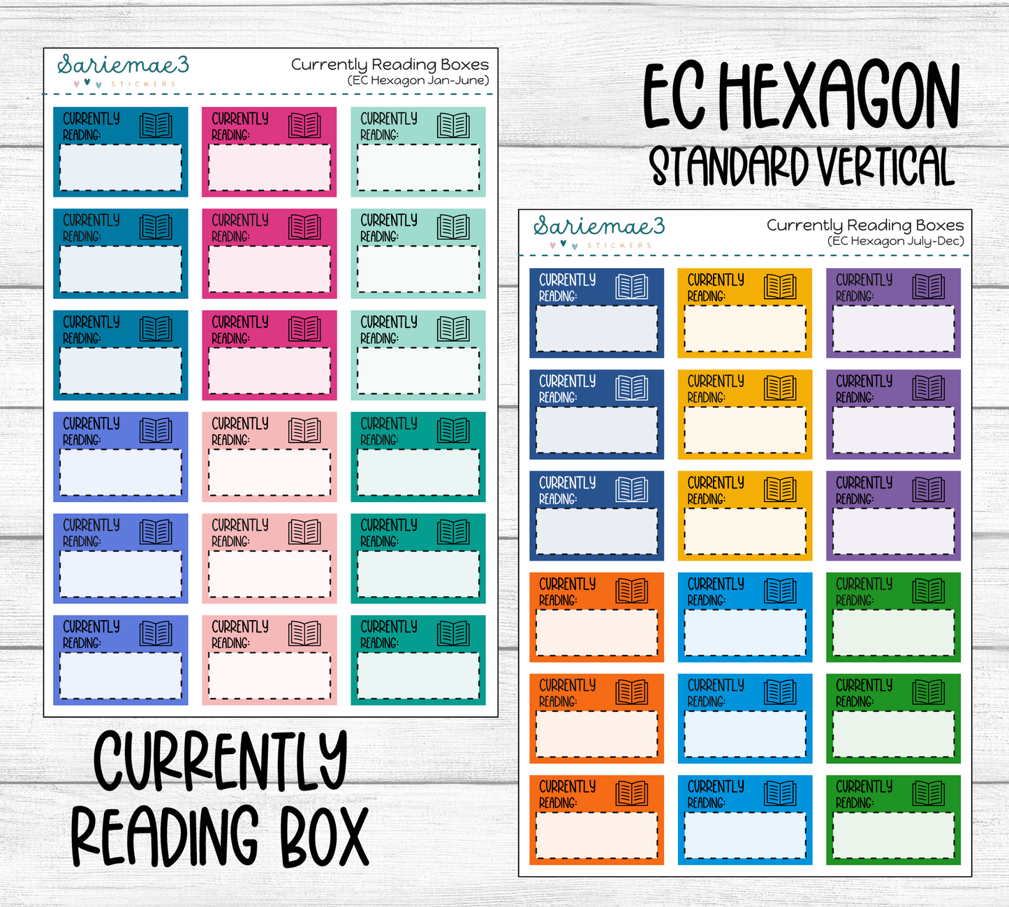 Currently Reading Boxes (EC Hexagon)