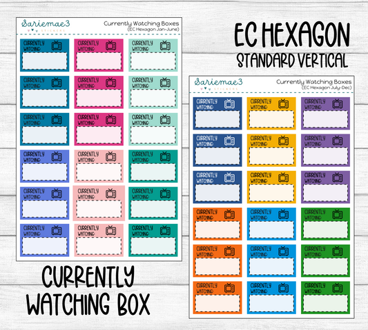 Currently Watching Boxes (EC Hexagon)
