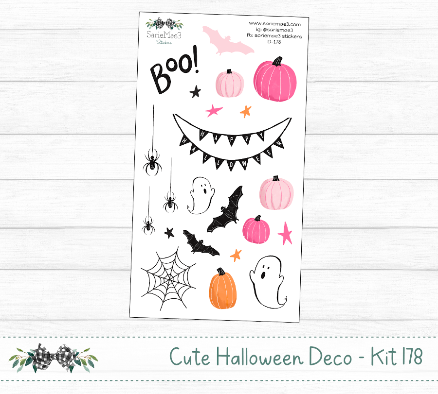 Cute Halloween Deco (Kit 178)