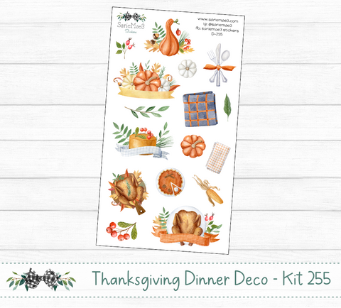 Thanksgiving Dinner Deco (Kit 255)
