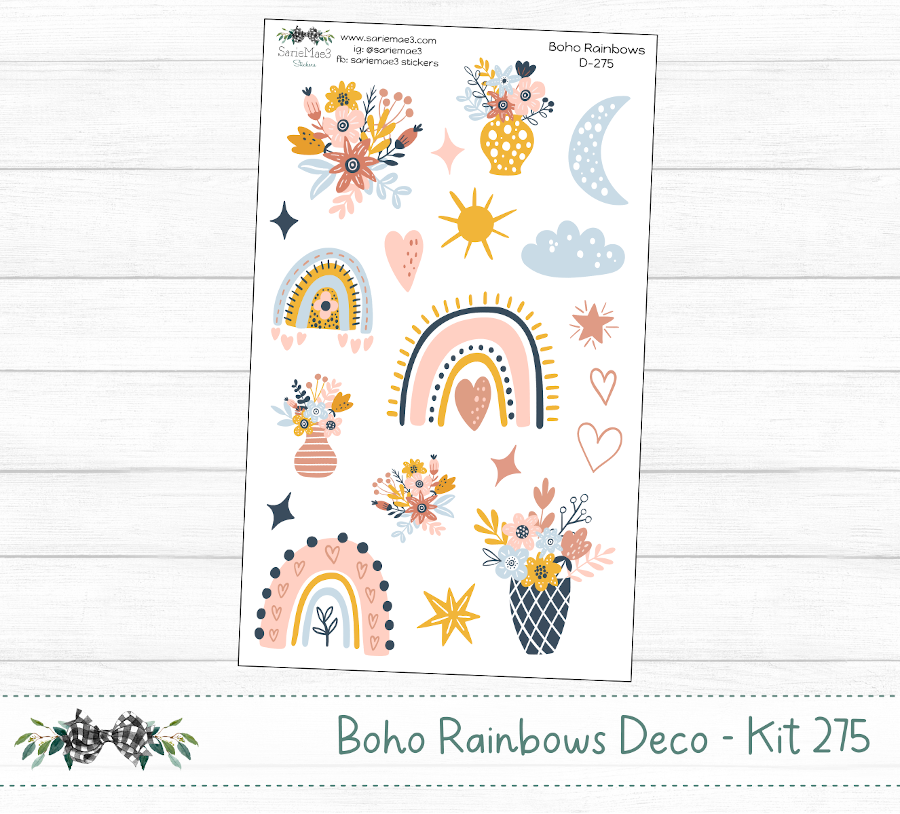 Boho Rainbows Deco (Kit 275)