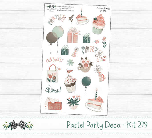 Pastel Party Deco (Kit 279)
