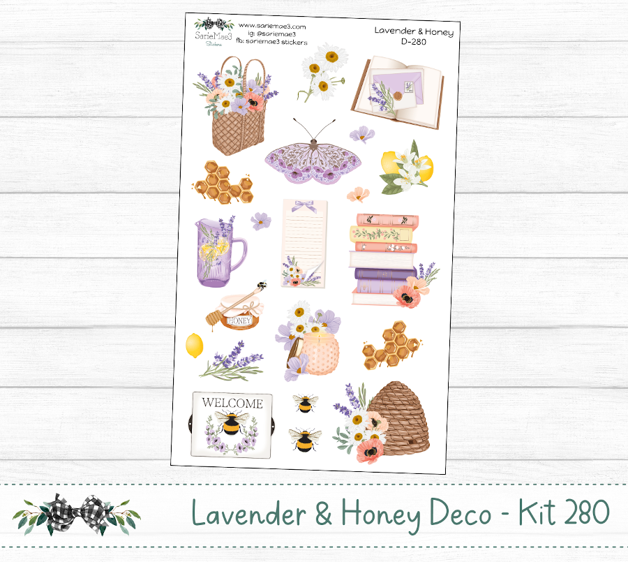 Lavender & Honey Deco (Kit 280)