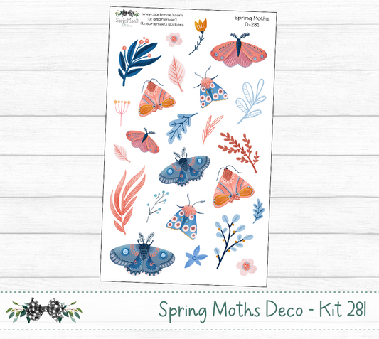 Spring Moths Deco (Kit 281)