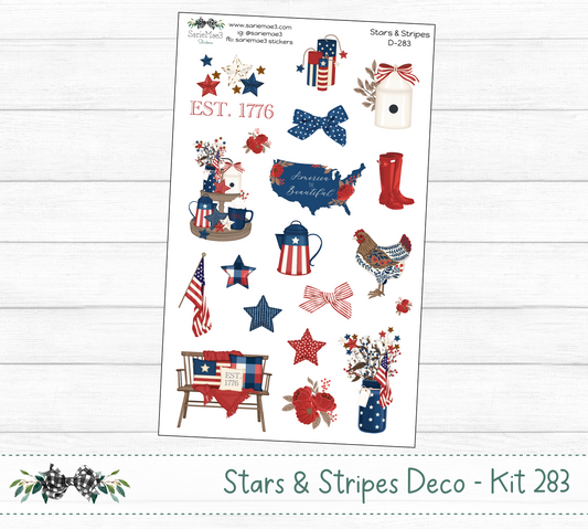 Stars & Stripes Deco (Kit 283)