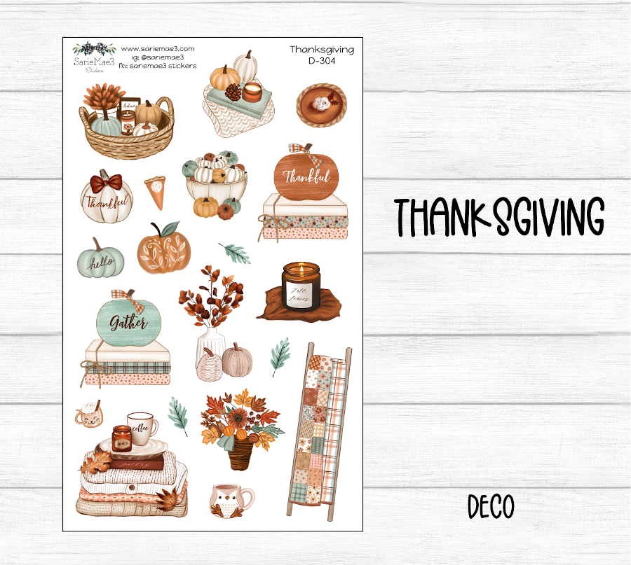 Thanksgiving Deco (Kit 304)