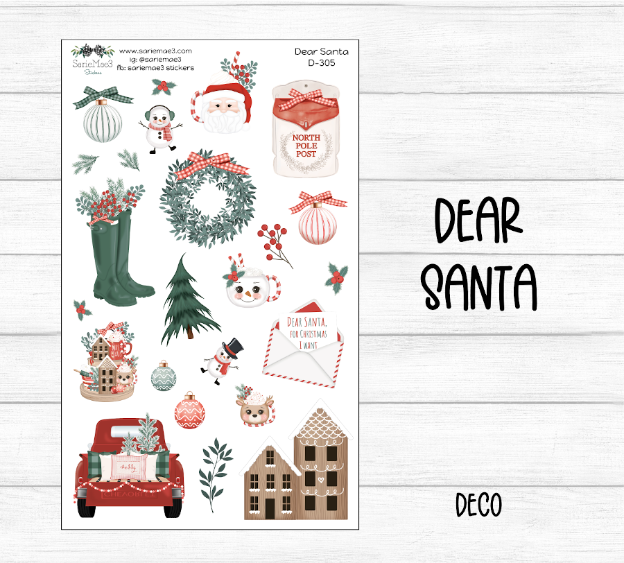 Dear Santa Deco (Kit 305)