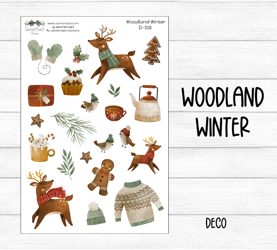 Woodland Winter Deco (Kit 316)