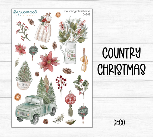 Country Christmas Deco (Kit 342)