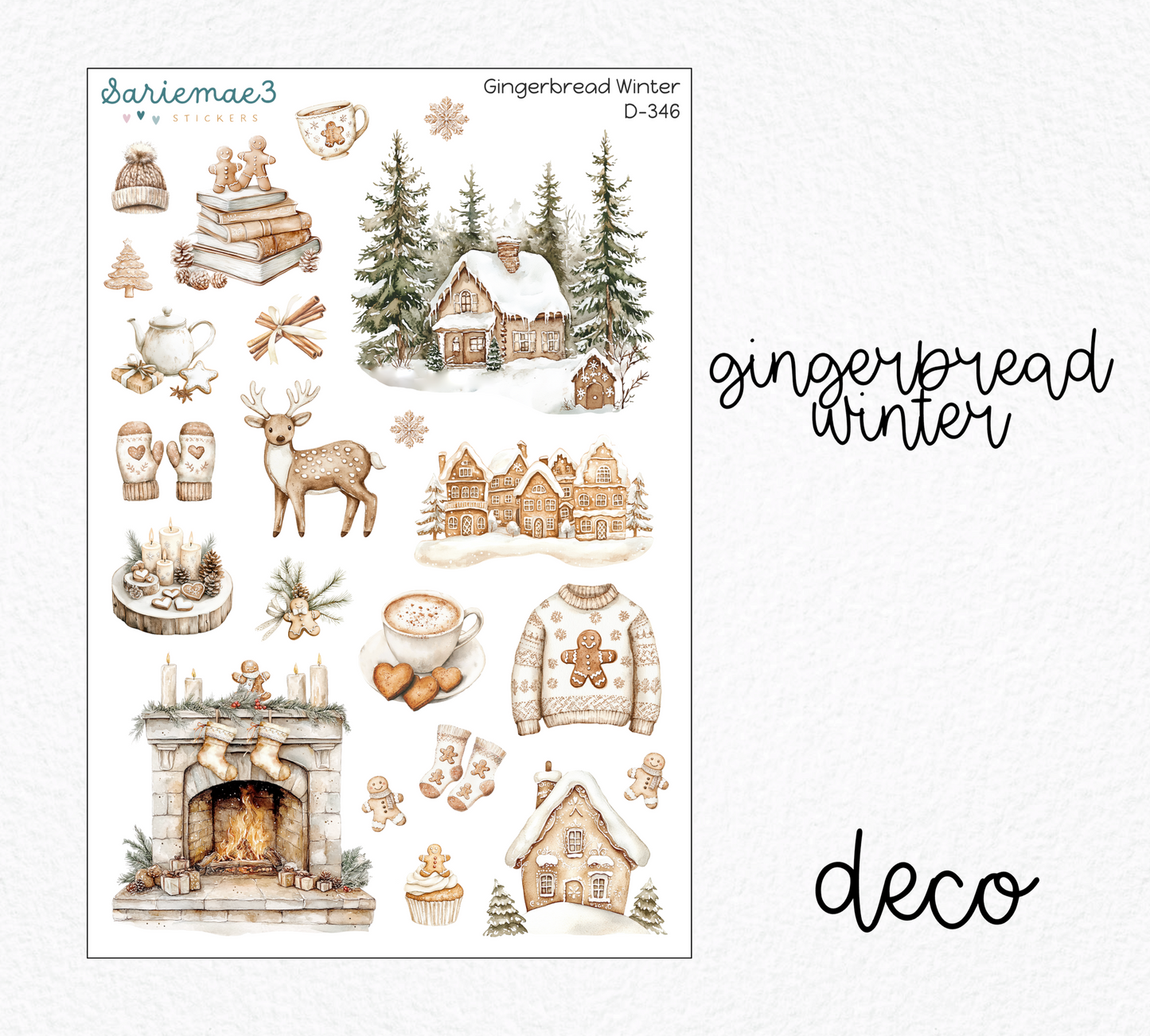 Gingerbread Winter Deco (Kit 346)