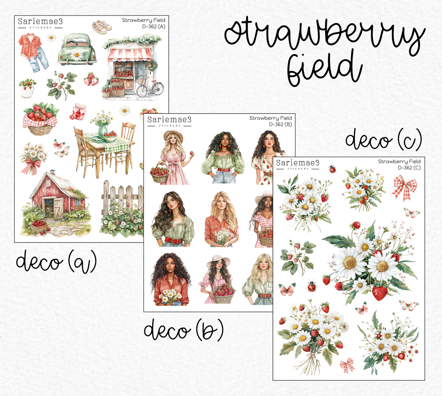 Strawberry Field Deco (Kit 362)
