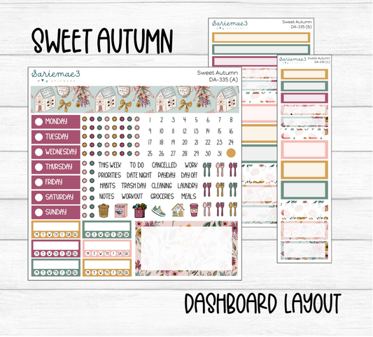 Dashboard Layout Kit, Sweet Autumn, DA-335