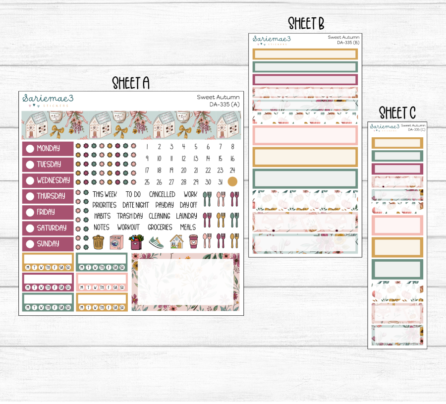 Dashboard Layout Kit, Sweet Autumn, DA-335
