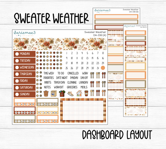 Dashboard Layout Kit, Sweater Weather, DA-336