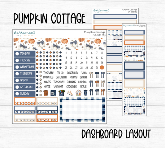 Dashboard Layout Kit, Pumpkin Cottage, DA-339
