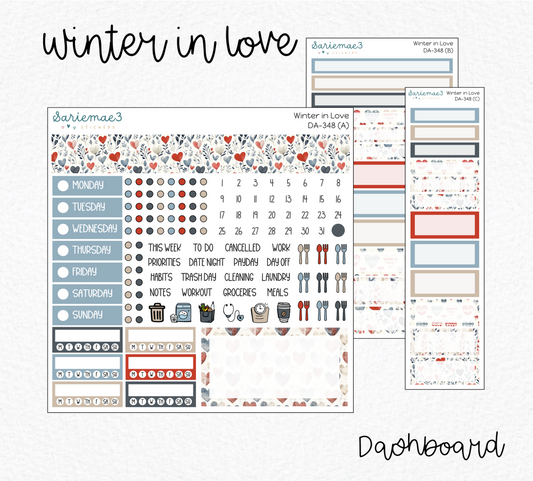 Dashboard Layout Kit, Winter in Love, DA-348