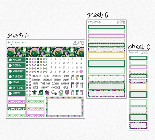 Dashboard Layout Kit, St. Paddy, DA-351