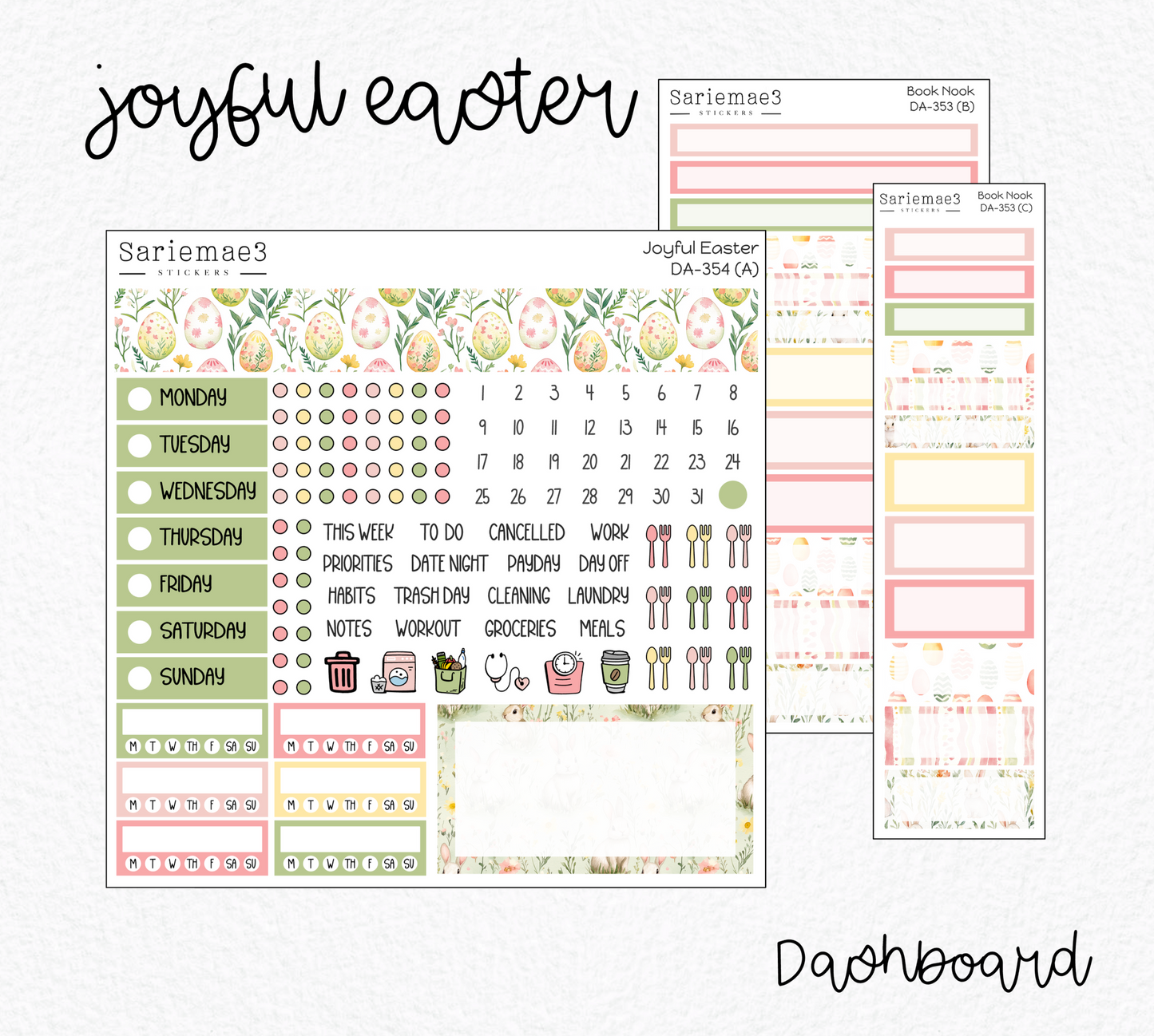Dashboard Layout Kit, Joyful Easter, DA-354