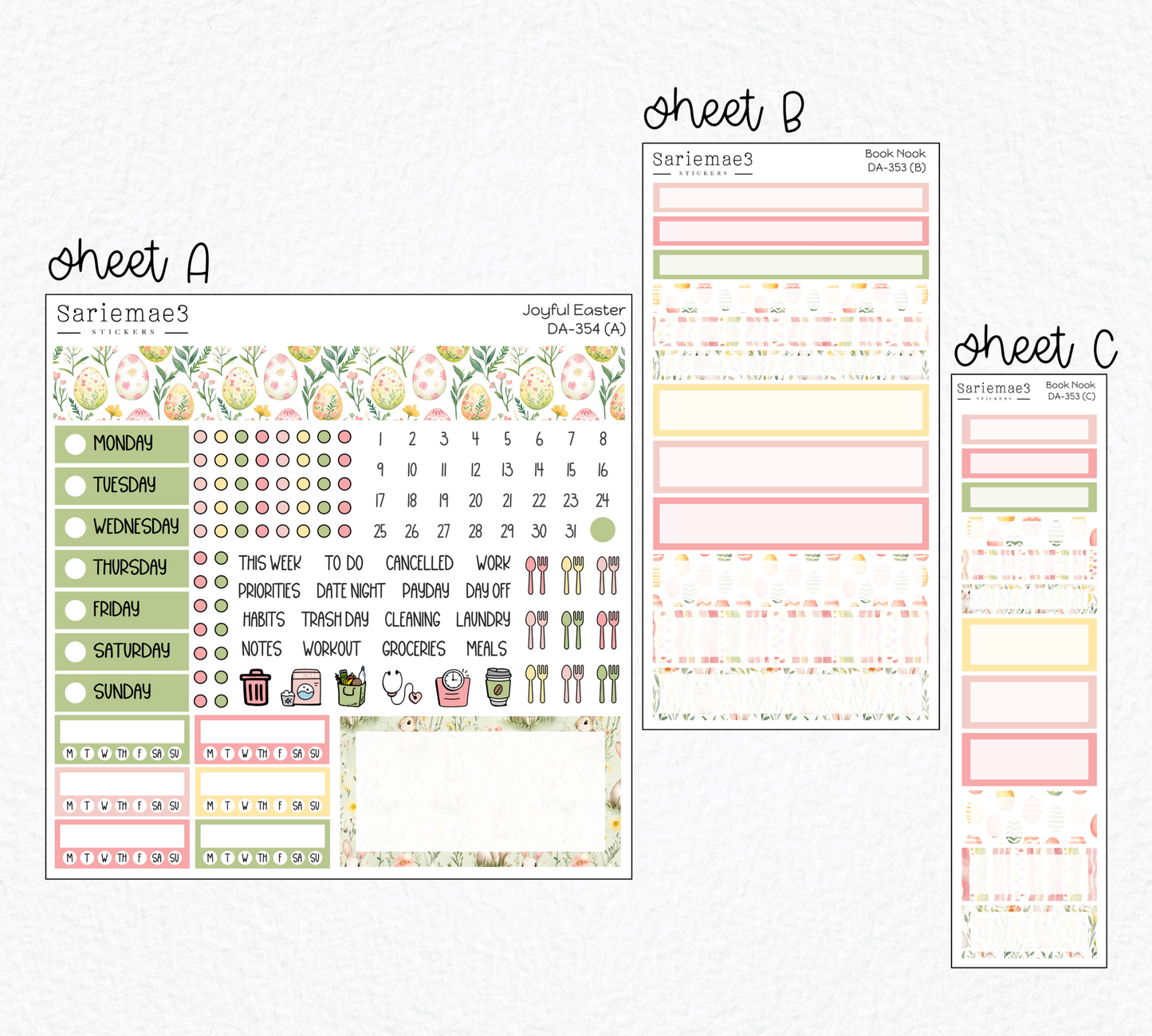 Dashboard Layout Kit, Joyful Easter, DA-354