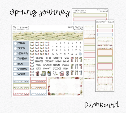 Dashboard Layout Kit, Spring Journey, DA-355