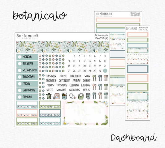 Dashboard Layout Kit, Botanicals, DA-357