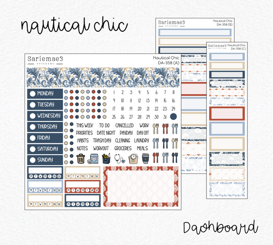 Dashboard Layout Kit, Nautical Chic, DA-358