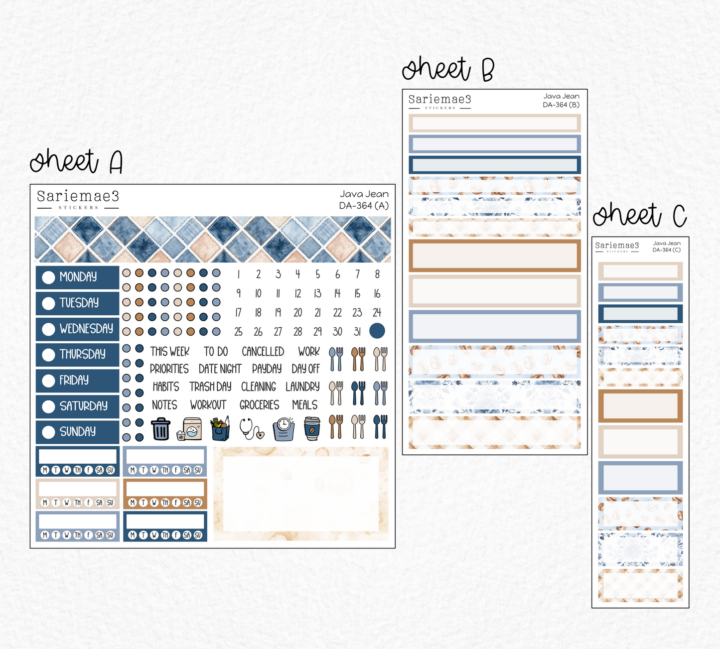 Dashboard Layout Kit, Java Jean, DA-364