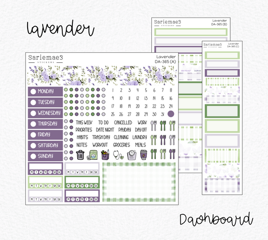 Dashboard Layout Kit, Lavender, DA-365