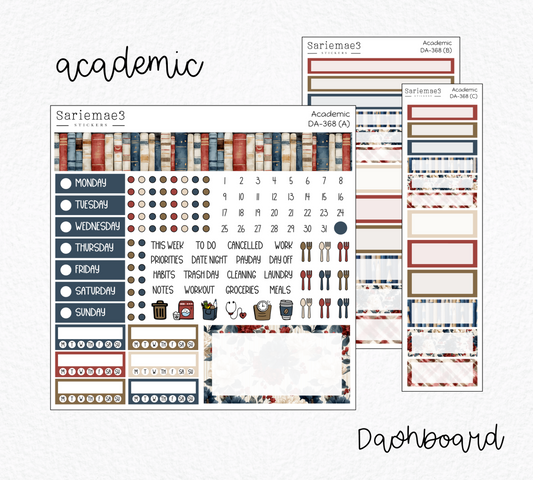 Dashboard Layout Kit, Academic, DA-368