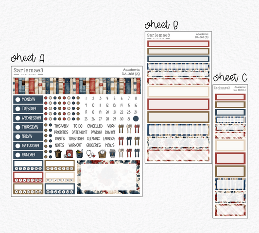 Dashboard Layout Kit, Academic, DA-368