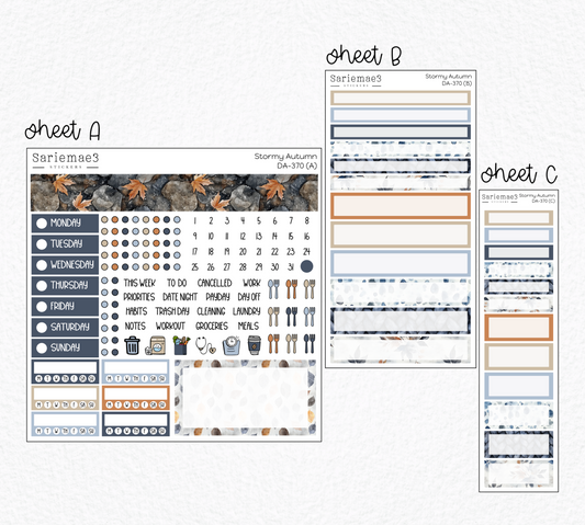 Dashboard Layout Kit, Stormy Autumn, DA-370