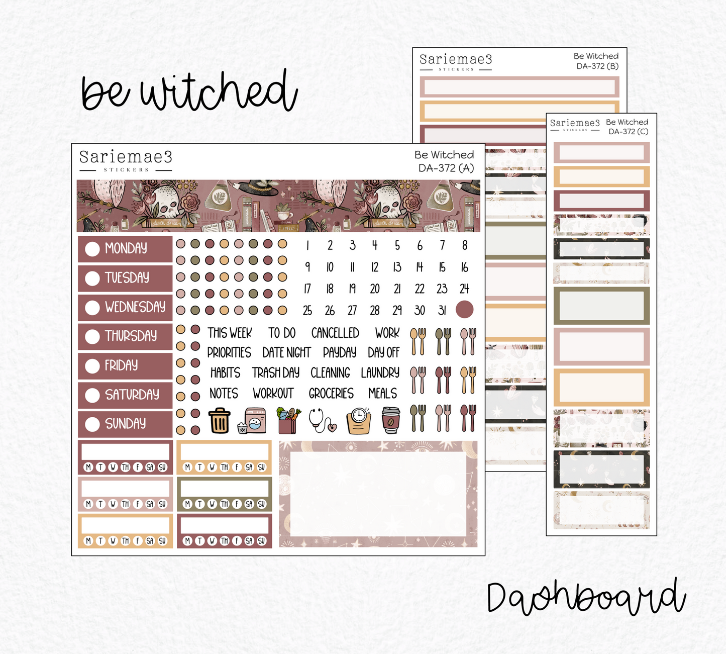 Dashboard Layout Kit, Be Witched, DA-372